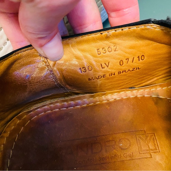 Sandro Comfort Soft and Gel Leather Loafers Men's Size 13 - Picture 8 of 8